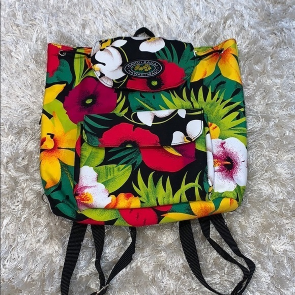 Hawaii floral backpack